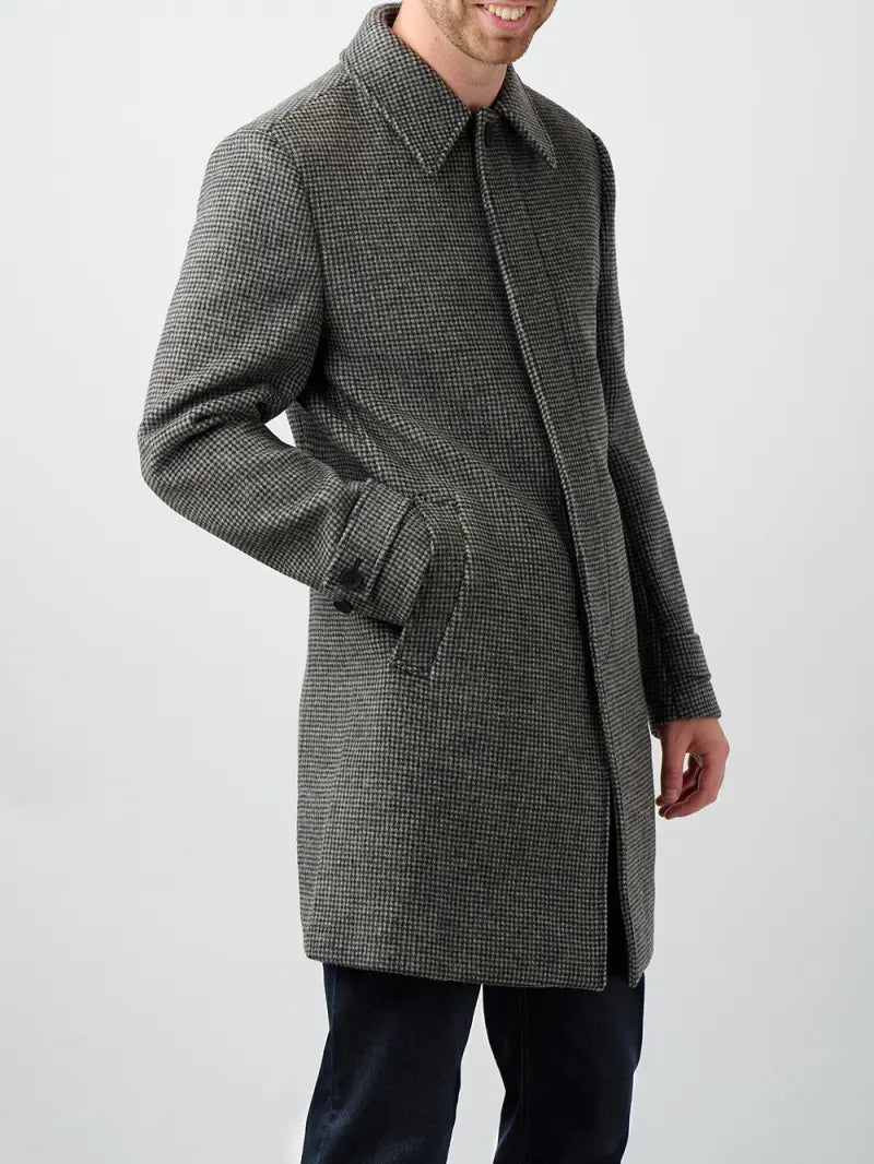 Collett Dogtooth Overcoat